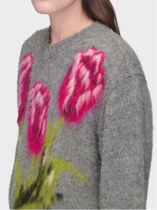Maglia con fiori MAISON MARGIELA | S51HN0013M13322001J
